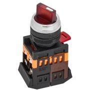 Переключатель АNСLR-22-3 240В на 3 полож. 1НО+1НЗ красн. GENERICA BSW10-ANCLR-3-K04