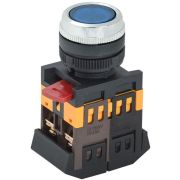 Кнопка ABLFS-22 d22мм 1НО+1НЗ 240В неон син. GENERICA BBT30-ABLFS-K07