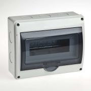Бокс ОП Тусо 10мод. (4в) IP65 сер./дым. двер. Ruvinil 69011
