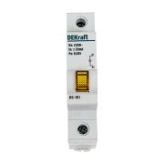 Лампа сигнальная ЛС-101 на DIN-рейку 1p желт. LED DEKraft 18008DEK