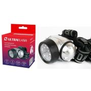 Фонарь налобный LED 5353 19LED 4 режима 3хR03 металлик Ultraflash 10262