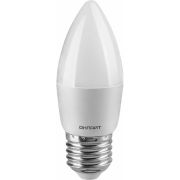 Лампа светодиодная 71 630 OLL-C37-6-230-2.7K-E27-FR 6Вт свеча 2700К тепл. бел. E27 600лм 176-264В ОНЛАЙТ 71630