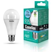 Лампа светодиодная LED11-A60/845/E27 11Вт грушевидная матовая 4500К бел. E27 925лм 170-265В Camelion 12036