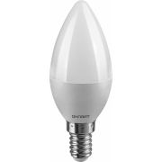 Лампа светодиодная 71 633 OLL-C37-8-230-4K-E14-FR 8Вт свеча 4000К нейтр. бел. E14 800лм 176-264В ОНЛАЙТ 71633