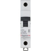 Выключатель автоматический модульный 1п C 25А 4.5кА RX3 ИЭК Leg 419666