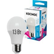 Лампа светодиодная A60 13Вт 4500К E27 220В КОСМОС LkecLED13wA60E2745