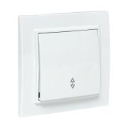 Переключатель проходной 1-кл. СП Минск 10А IP20 бел. Basic EKF ERV10-025-10